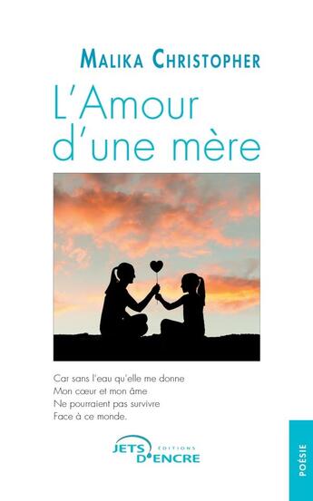 Couverture du livre « L'amour d'une mere » de Violet Trueguard aux éditions Jets D'encre