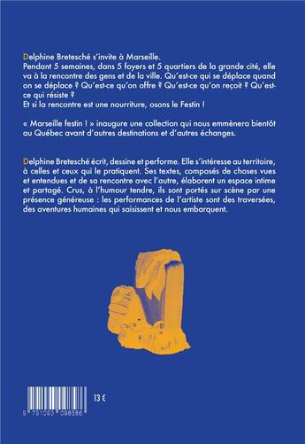 Couverture du livre « Marseille festin ! » de Delphine Bretesche aux éditions Editions Lanskine