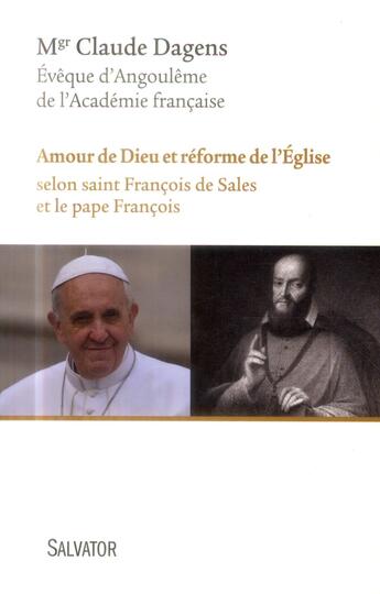 Couverture du livre « Amour de Dieu et réforme de l'église » de Claude Dagens aux éditions Salvator