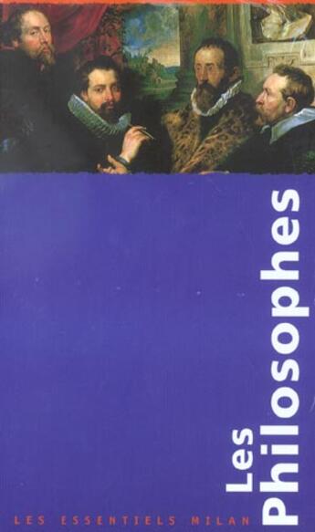 Couverture du livre « Coffret Les Philosophes » de Bertrand Vergely aux éditions Milan