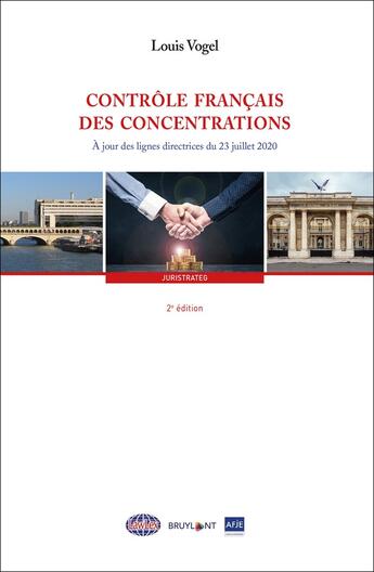 Couverture du livre « Contrôle français des concentrations (2e édition) » de Louis Vogel aux éditions Bruylant