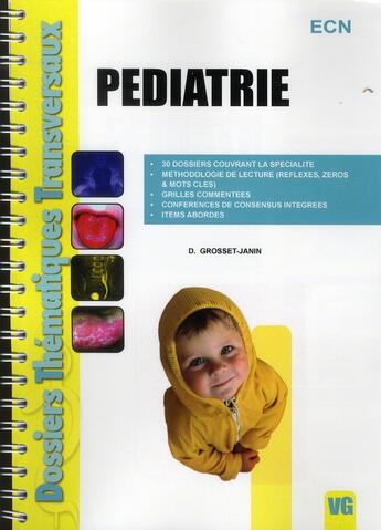 Couverture du livre « Pédiatrie » de D Grosset-Janin aux éditions Vernazobres Grego