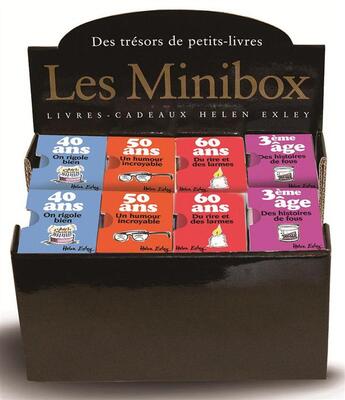 Couverture du livre « Coffret Minibox Nouveautes Humour 22+2 » de Helen Exley aux éditions Exley