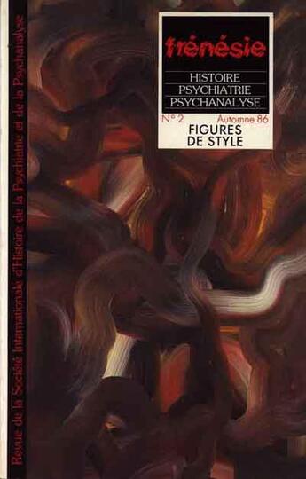 Couverture du livre « Figures de style ou la rhetorique de l'inconscient- revue n 2 » de  aux éditions Frenesie