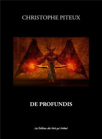 Couverture du livre « De profundis » de Christophe Piteux aux éditions Des Mots Qui Trottent