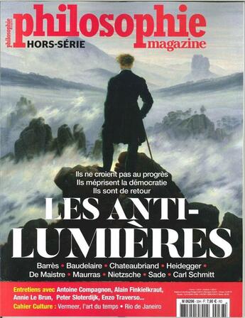 Couverture du livre « Philosophie magazine hs n 33 les anti-lumieres avril 2017 » de  aux éditions Philo Revue