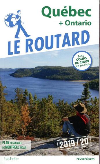 Couverture du livre « Guide du Routard ; Québec et Ontario (édition 2019/2020) » de Collectif Hachette aux éditions Hachette Tourisme