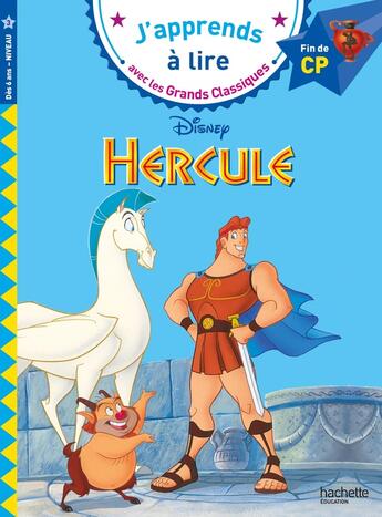 Couverture du livre « Disney - hercule, cp niveau 3 » de Isabelle Albertin aux éditions Hachette Education