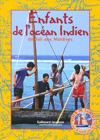 Couverture du livre « Le tour du monde par les iles de bali aux maldives » de Raphaelle Bergeret aux éditions Gallimard-jeunesse