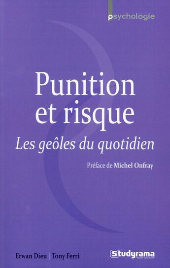 Couverture du livre « Punition et risque ; les geôles du quotidien » de Erwan Dieu et Tony Ferri aux éditions Studyrama