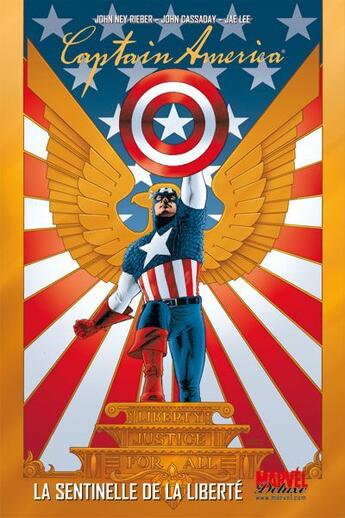 Couverture du livre « Captain America t.1 : la sentinelle de la liberté » de Jae Lee et J Reiber et Chuck Austen et John Cassaday et Trevor Hairsine aux éditions Panini