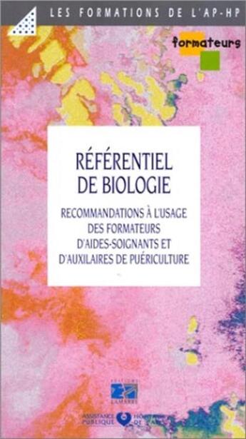 Couverture du livre « Referentiel de biologie » de Editions Lamarre aux éditions Lamarre