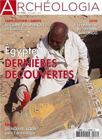 Couverture du livre « Archeologia n 596 egypte, les dernieres decouvertes - mars 2021 » de  aux éditions Archeologia