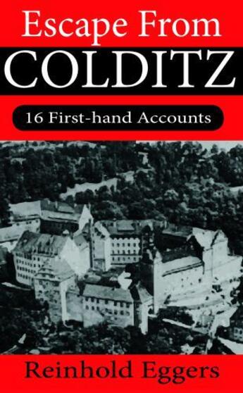 Couverture du livre « Escape from Colditz » de Eggers Reinhold aux éditions Hale Robert Digital