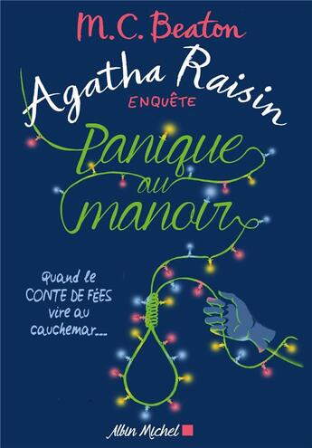 Couverture du livre « Agatha Raisin enquête Tome 10 : panique au manoir » de M. C. Beaton aux éditions Albin Michel