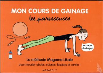 Couverture du livre « Boîte mon cours de gainage des paresseuses » de Magoma Likale aux éditions Marabout