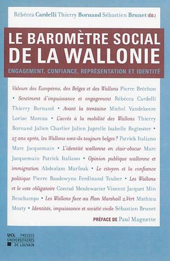 Couverture du livre « Le Barometre Social De La Wallonie » de  aux éditions Pu De Louvain