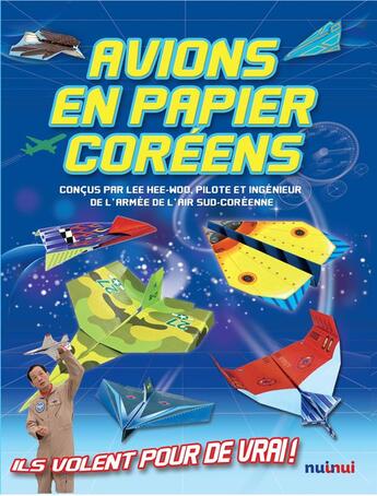 Couverture du livre « Avions en papier coréens » de Lee Hee-Woo aux éditions Nuinui