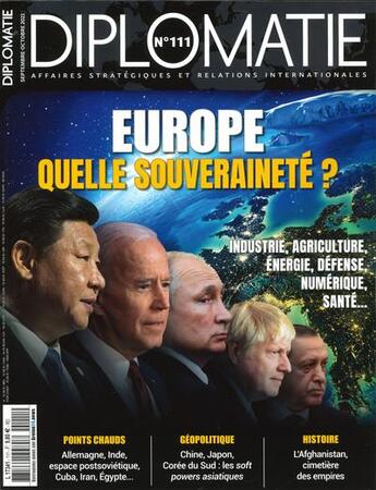 Couverture du livre « Diplomatie n 111 - septembre 2021 » de  aux éditions Diplomatie