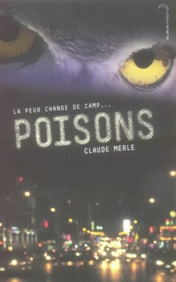 Couverture du livre « Dark t.2 ; poisons » de Claude Merle aux éditions Hachette Romans