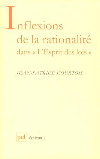 Couverture du livre « Inflexions de la rational.dans espri » de Courtois J.P. aux éditions Puf