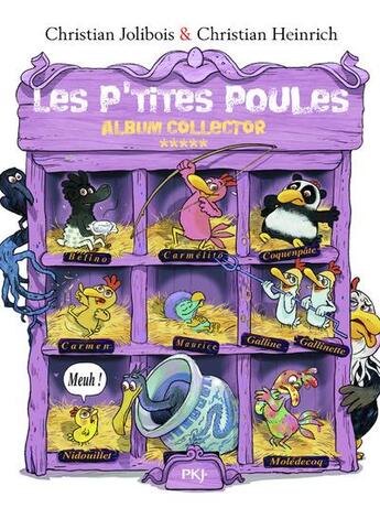 Couverture du livre « Les P'tites Poules : Intégrale vol.5 : Tomes 17 à 20 » de Christian Jolibois et Christian Heinrich aux éditions Pocket Jeunesse