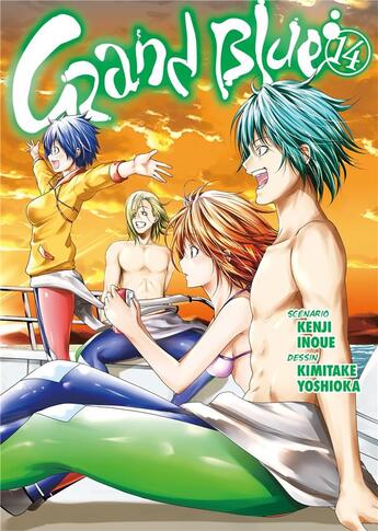 Couverture du livre « Grand blue Tome 14 » de Kenji Inoue et Kimitake Yoshioka aux éditions Meian