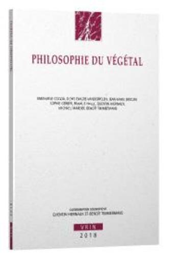 Couverture du livre « Philosophie du végétal » de  aux éditions Vrin