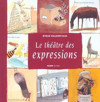 Couverture du livre « Le théâtre des expressions » de Viallefont-Haas aux éditions Mango