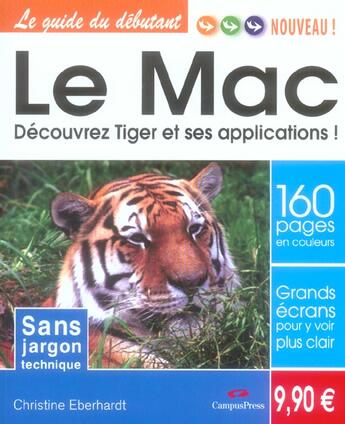 Couverture du livre « Mac guide du debutant/ decouvrez tiger et ses applications (le) » de  aux éditions Pearson