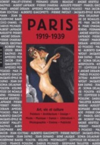 Couverture du livre « Paris, 1919-1939 » de Vincent Bouvet et Gerard Durozoi aux éditions Hazan