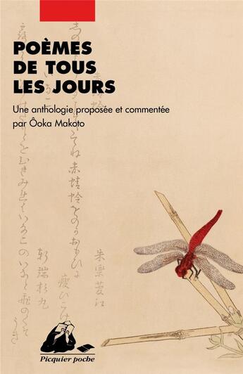 Couverture du livre « Poèmes de tous les jours » de Makoto Ooka aux éditions Picquier