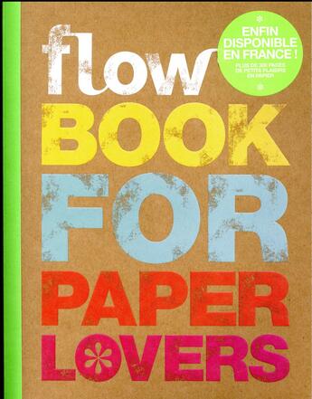 Couverture du livre « Book for paper lovers t.1 » de  aux éditions Flow