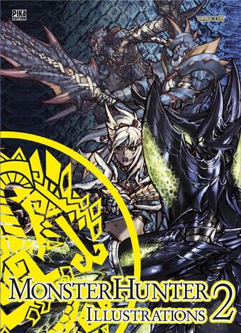 Couverture du livre « Monster hunter illustrations t.2 » de  aux éditions Pika