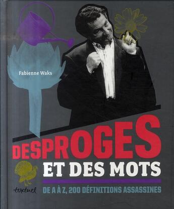 Couverture du livre « Desproges et des mots » de Waks Fabienne aux éditions Textuel