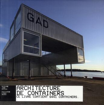 Couverture du livre « Architecture de container » de Jure Kotnik aux éditions Links