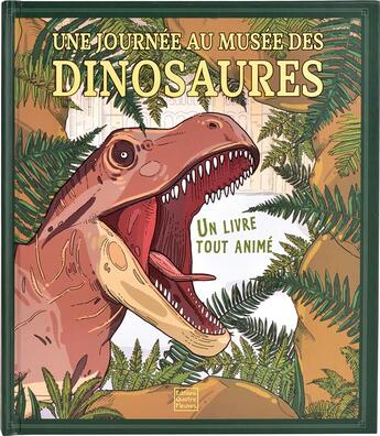 Couverture du livre « Une journée au musée des dinosaures » de Josh Lewis et Frédérique Fraisse aux éditions Glenat Jeunesse