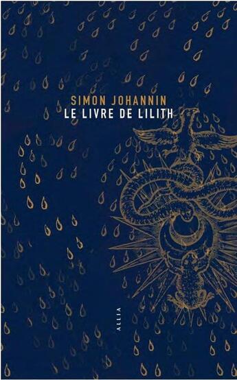 Couverture du livre « Le livre de Lilith » de Simon Johannin aux éditions Allia