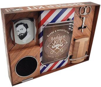 Couverture du livre « Barber kit : barbe et moustache, pour une taille au poil » de  aux éditions Hachette Pratique