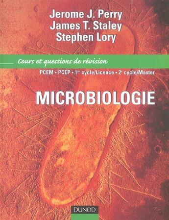 Couverture du livre « Microbiologie » de Perry Jerome aux éditions Dunod