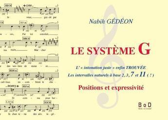 Couverture du livre « Le systeme G ; l'