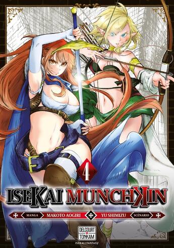 Couverture du livre « Isekai munchkin Tome 4 » de Makoto Aogiri et Yuu Shimizu aux éditions Delcourt