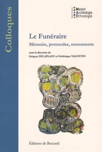 Couverture du livre « Le funeraire » de Delaplace Gregory Et aux éditions De Boccard