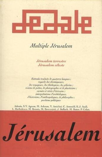 Couverture du livre « Multiple Jérusalem (édition 2015) » de Abdelwahab Meddeb aux éditions Maisonneuve Larose