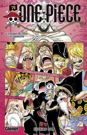 Couverture du livre « One Piece - édition originale Tome 71 : le colisée de tous les dangers » de Eiichiro Oda aux éditions Glenat