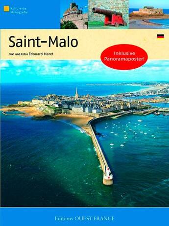 Couverture du livre « Saint-Malo (panoramique) » de Ausias Messer aux éditions Ouest France