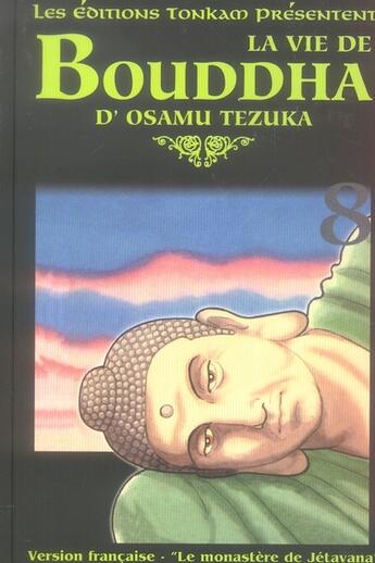 Couverture du livre « La vie de Bouddha Tome 8 » de Osamu Tezuka aux éditions Delcourt