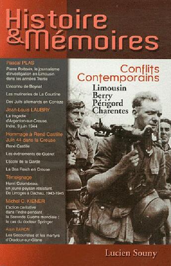 Couverture du livre « HISTOIRE & MEMOIRES : histoire et mémoires ; conflits contemporains » de Histoire & Memoires aux éditions Lucien Souny