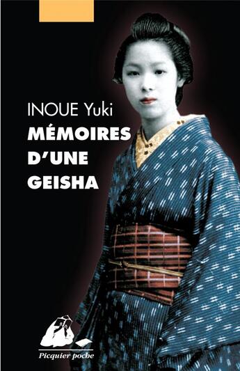 Couverture du livre « Mémoires d'une geisha » de Yuki Inoue aux éditions Picquier