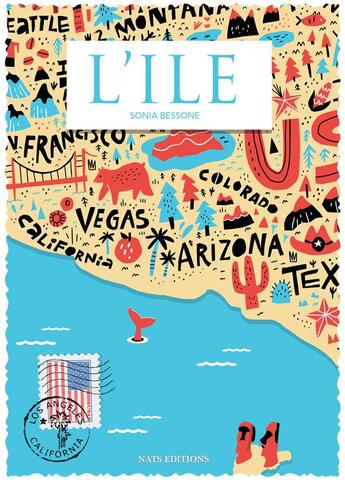 Couverture du livre « L'île » de Sonia Bessone aux éditions Nats